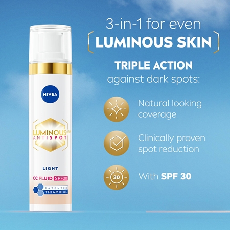 NIVEA Luminous 630 Anti Spot CC crème illuminatrice SPF 30