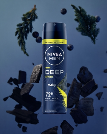 NIVEA MEN Deep Sport Antiperspirant Spray for men
