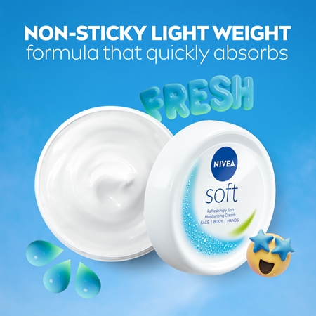 NIVEA Soft Fresh Hydrating Cream economy pack