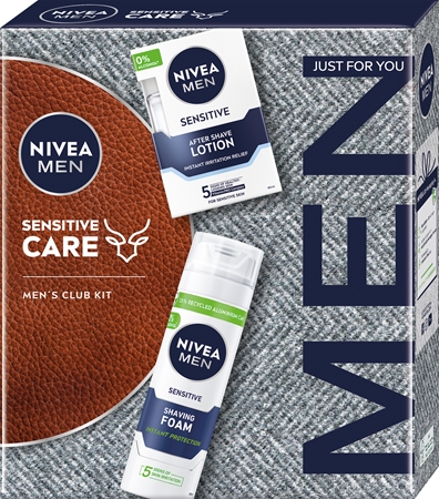 NIVEA MEN Sensitive Care gift set for shaving for men