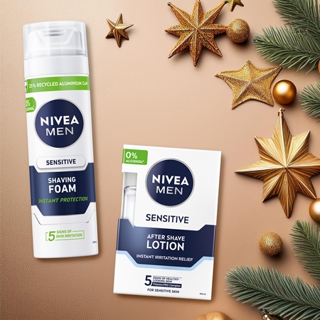 NIVEA MEN Sensitive Care gift set for shaving for men