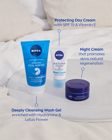 NIVEA Refreshing Fräsch rengöringsgel för normal- och blandhud