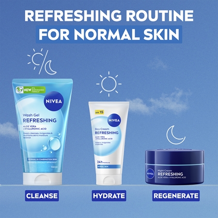 NIVEA Refreshing Fresh Cleansing Gel for normal and combination skin