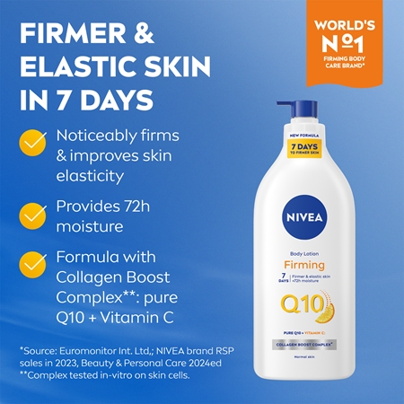 NIVEA Q10 Firming leite corporal refirmante