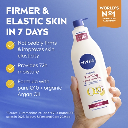 NIVEA Q10 Firming + Extra Nourishing lait corporel raffermissant