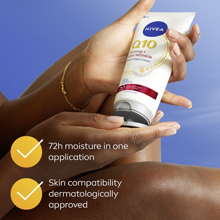 NIVEA Q10 Firming + Anti-Wrinkle ujędrniający krem na dekolt i szyję