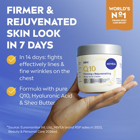 NIVEA Q10 Firming & Rejuvenating Firming Body Cream