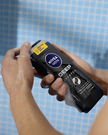 NIVEA MEN Deep shampoo rinforzante