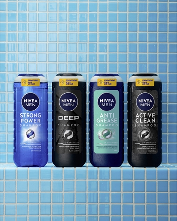 NIVEA MEN Deep shampoo rinforzante