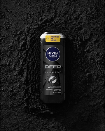 NIVEA MEN Deep shampoo rinforzante