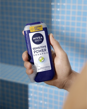 NIVEA MEN Sensitive Power Energising Shampoo for a sensitive scalp