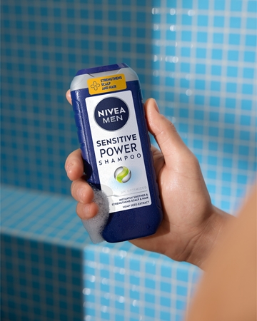 NIVEA MEN Sensitive Power sampon fortifiant pentru scalp sensibil