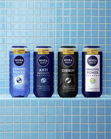 NIVEA MEN Sensitive Power Energising Shampoo for a sensitive scalp
