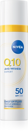 NIVEA Q10 Anti-Wrinkle ultra könnyű fluid SPF 50