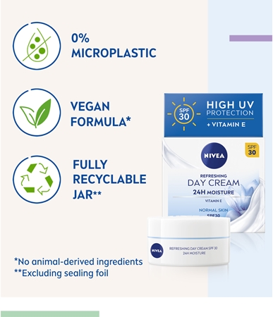 NIVEA Refreshing ľahký hydratačný krém SPF 30
