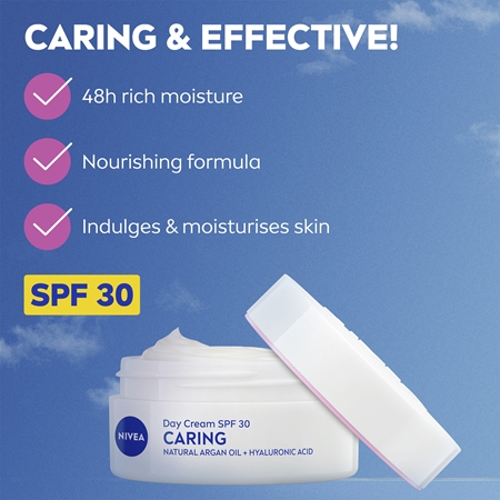 NIVEA Caring Nourishing Day Cream for dry skin
