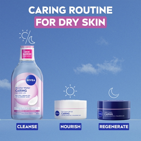 NIVEA Caring Nourishing Day Cream for dry skin
