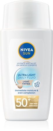NIVEA SUN Ultra Light lehký tónovací fluid SPF 50+