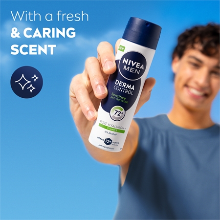 NIVEA MEN Derma Control Sensitive Antiperspirant Spray for sensitive skin