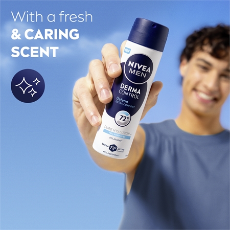 NIVEA MEN Derma Control Defend spray anti-transpirant pour homme