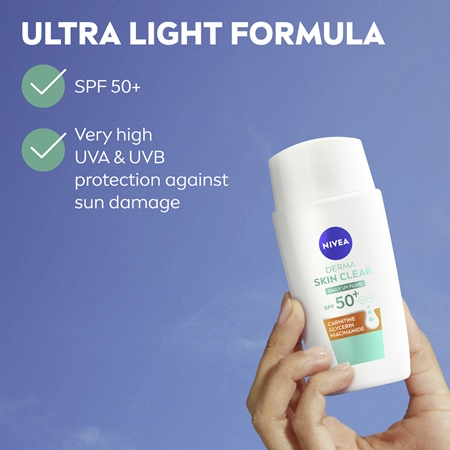 NIVEA Derma Skin Clear Lightweight Protective Fluid SPF 50+