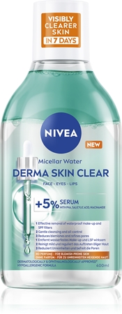 NIVEA Derma Skin Clear Cleansing Micellar Water to treat skin imperfections