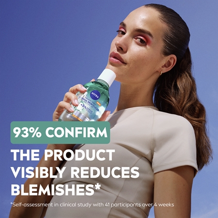 NIVEA Derma Skin Clear Cleansing Micellar Water to treat skin imperfections