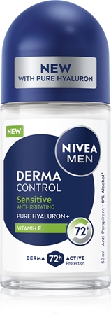 NIVEA MEN Derma Control Sensitive Roll-On Antiperspirant for sensitive skin