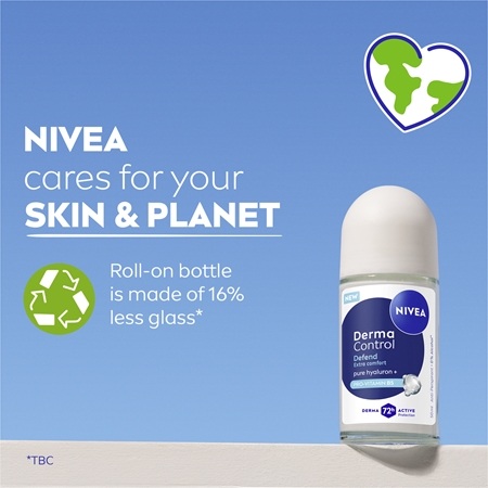 NIVEA Derma Control Defend Antitranspirant Roller 72h