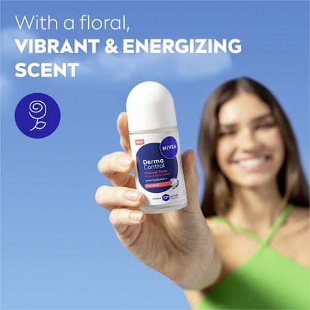 NIVEA Derma Control Natural Tone Roll-On Antiperspirant to treat dark spots