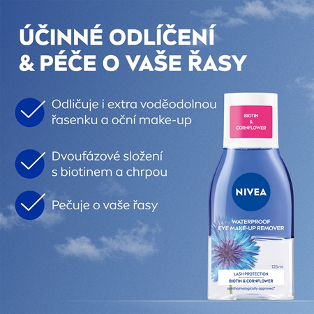 NIVEA Aqua Effect odličovač voděodolného make-upu