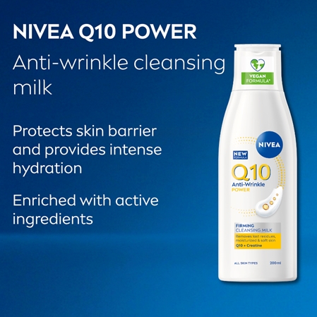 NIVEA Q10 Power lapte de curatare antirid