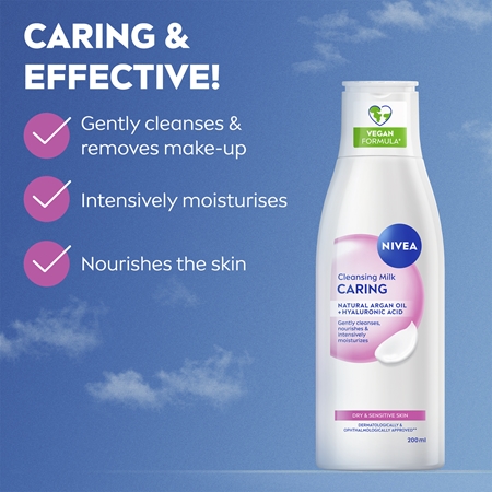NIVEA Almond Oil Cleansing Milk with almond oil