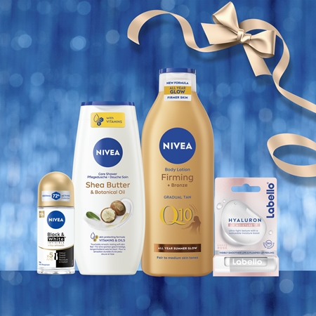 NIVEA Golden Care Gift Set with nourishing and moisturising effect