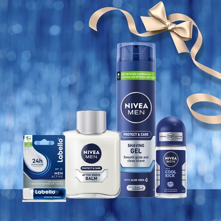 NIVEA MEN Feel Ready Presentförpackning för kropp och ansikte