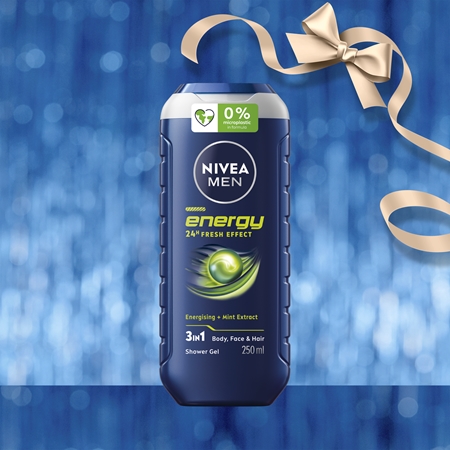 NIVEA MEN Energy Boost dárková sada na tělo
