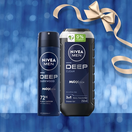 NIVEA MEN Deep Impact set cadou pentru corp