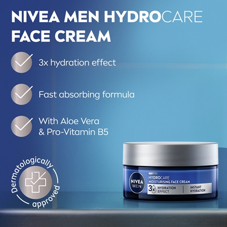 NIVEA MEN Hydrocare intensive, hydratisierende Creme fr Herren | NOTINO