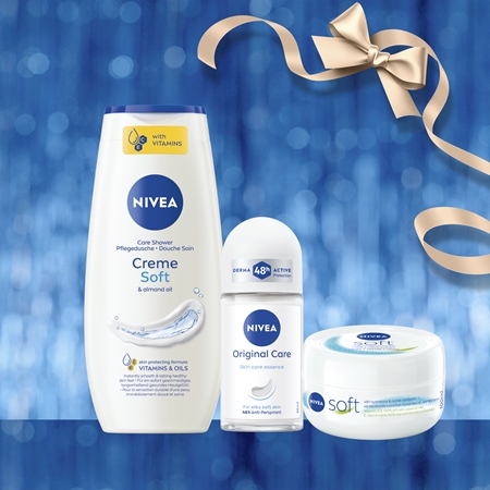 NIVEA Soft Moments of Joy Gift Set for soft and smooth skin