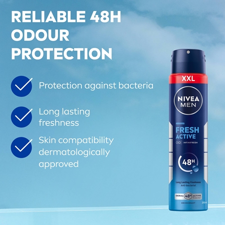 NIVEA MEN Fresh Active Deodorant Spray