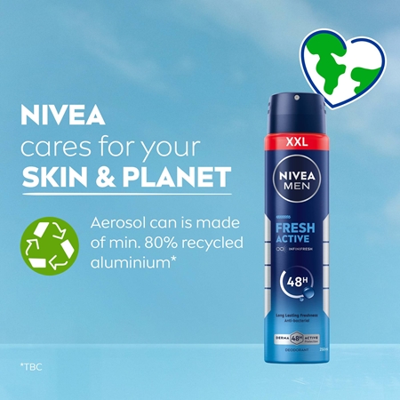 NIVEA MEN Fresh Active Deodorant Spray
