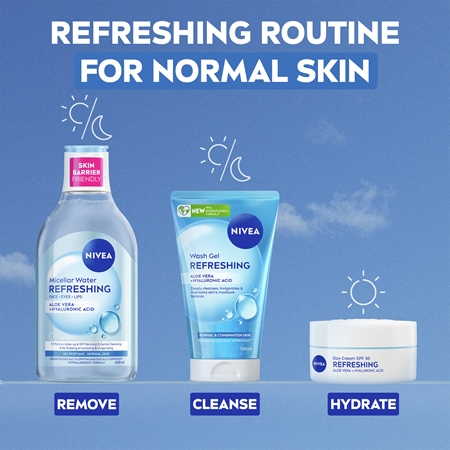 NIVEA Refreshing ľahký hydratačný krém SPF 30