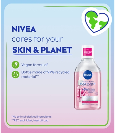 NIVEA Rose Touch dvifazis micelinis vanduo