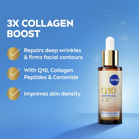 NIVEA Q10 Anti-Wrinkle Collagen Expert Anti-Wrinkle Serum with collagen