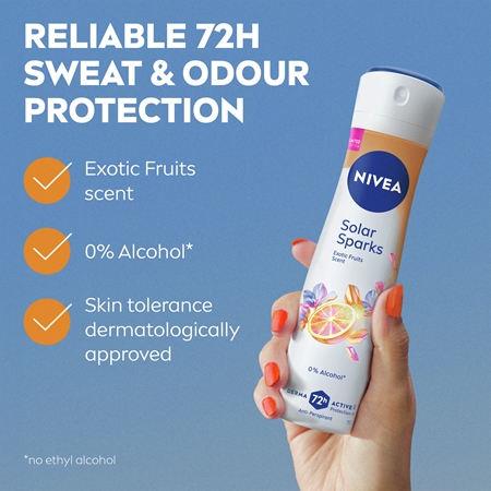 NIVEA Solar Sparks Antiperspirant Spray