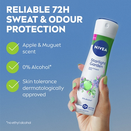 NIVEA Starlight Garden Antiperspirant Spray limited edition