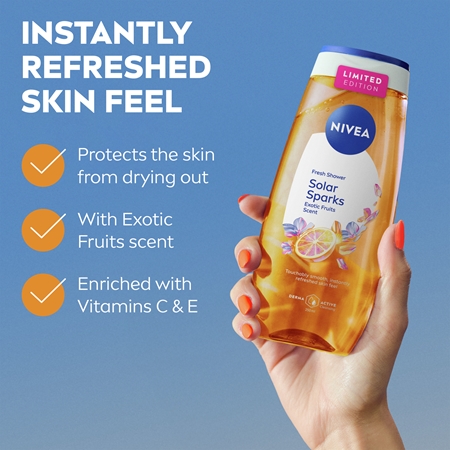 NIVEA Solar Sparks Refreshing Shower Gel