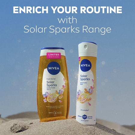 NIVEA Solar Sparks Refreshing Shower Gel