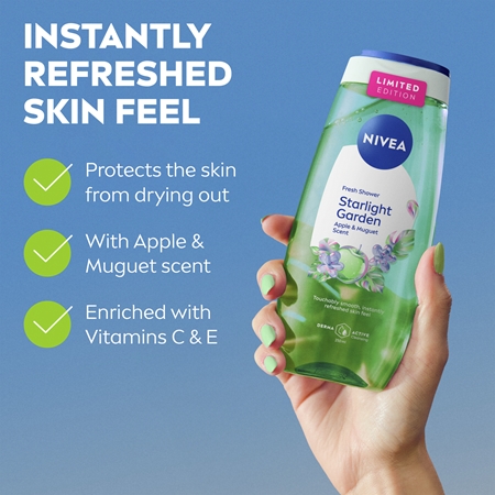 NIVEA Starlight Garden Refreshing Shower Gel limited edition