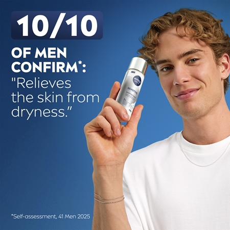 NIVEA MEN Sensitive Ultra Light Fluid with soothing effect